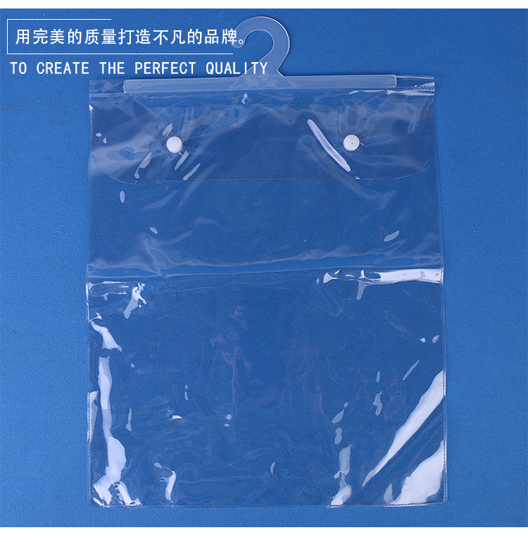 Source factory PVC hook bags, PVC cosmetic bags, PVC cosmetic bags, PVC clothing bags, packaging bags, customized transparent bags pic 6