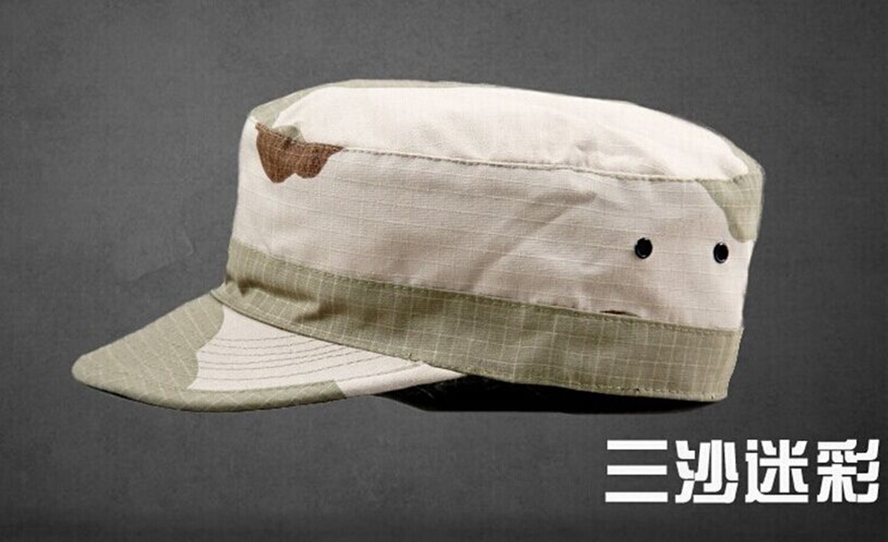 Dinghong Military Enthusiast Outdoor camouflage flat top hat, male special forces soldier Penney hat, soldier cap, combat cap, training cap, female pic 2