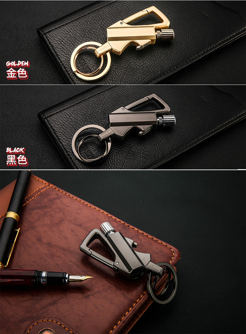 百诚666多功能火柴煤油打火机户外防水便携带啤酒开钥匙扣批发详情10