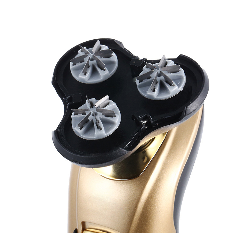 Lingke ES178 Gold three-blade Razor, Electric charging razor, waterproof Beard Razor Manufacturer wholesale pic 14