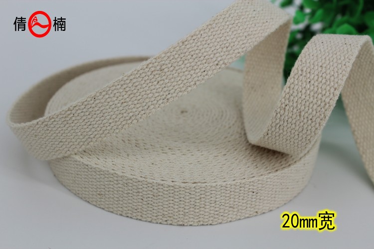 2cm/25/30/40/50mm wide all-cotton woven straps, bag straps, hand straps, clothing accessories, high density pic 5