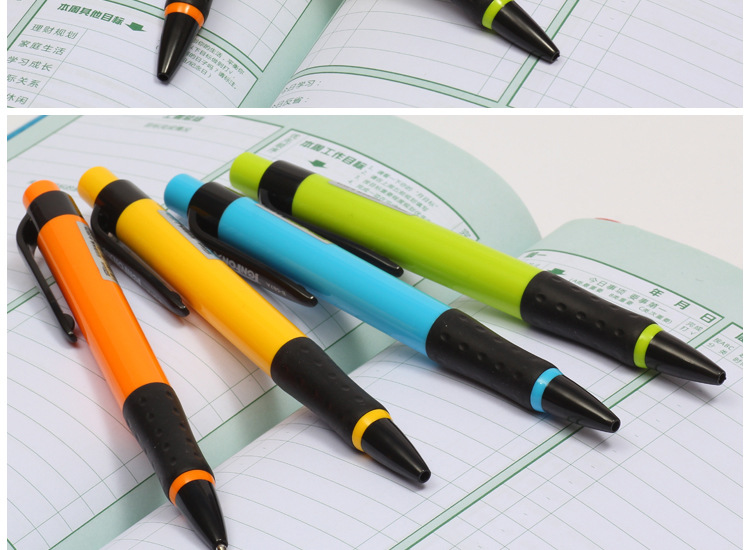 Tianfeng Ballpoint Pen 587A press plastic office ballpoint pen wholesale, smooth writing pic 12