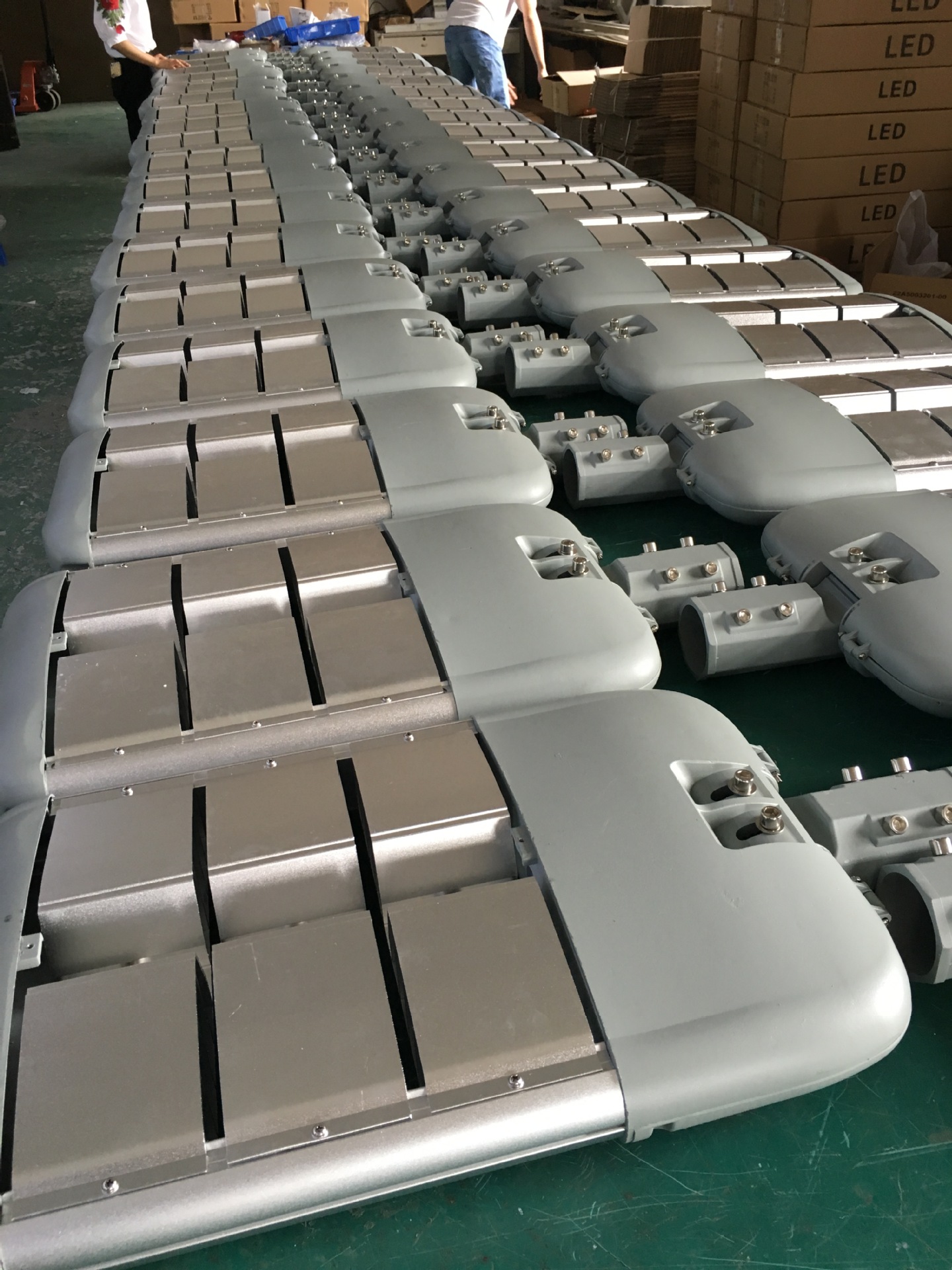 LED street lamp head 12W, 30W, 40W, 50W, 60W, 80W, small Golden Bean street lamp, solar flat toothbrush, street lamp arm pic 18