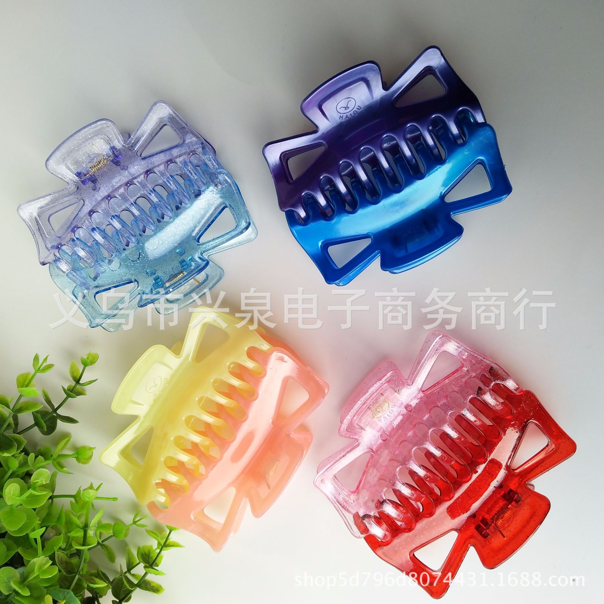 【1-7 Zones 】 One 9-prong clip, 1,440 large grippers, multi-color mixed 9-prong hair clip grippers, 1-yuan store accessories wholesale, Yiwu Department Store wholesale pic 9