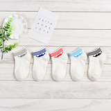 三条杠儿童中筒袜学生表演袜足球袜长筒袜条纹过膝童袜厂家直销详情16