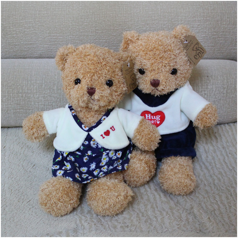 潮流玩具泰迪熊毛绒玩偶批发哭娃可爱柔软儿童礼物详情14