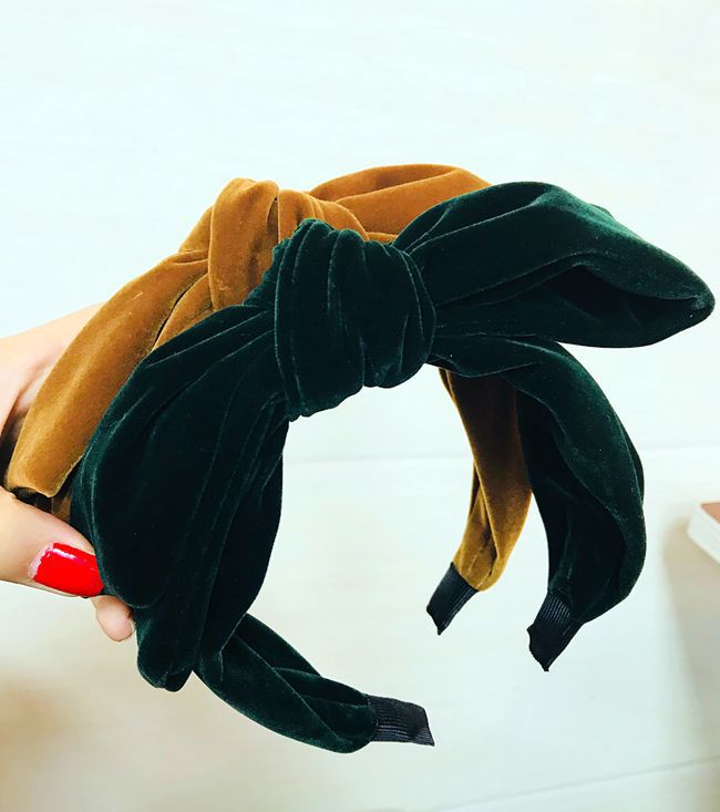 韩版代购  2023复古百搭小香风加厚金丝绒双层大蝴蝶发箍发卡爆款详情7