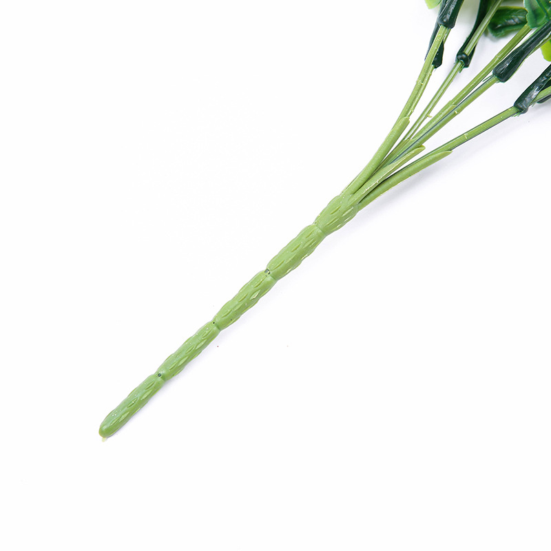 现货7叉仿真波斯草小波斯叶植物装饰办公文化园艺仿真花蕨叶把束配材详情17
