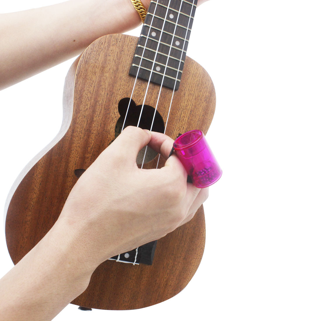 ukulele finger sandhammer, Hawaiian small guitar, sandhammer finger beat, ukulele sandbell pic 5