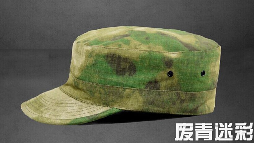 Dinghong Military Enthusiast Outdoor camouflage flat top hat, male special forces soldier Penney hat, soldier cap, combat cap, training cap, female pic 7