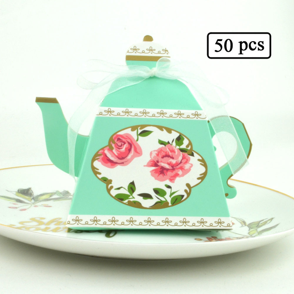 Creative European-style teapots, wedding candy boxes, spring candy boxes, gift boxes, wedding candy boxes, wedding candy packaging boxes wholesale pic 6