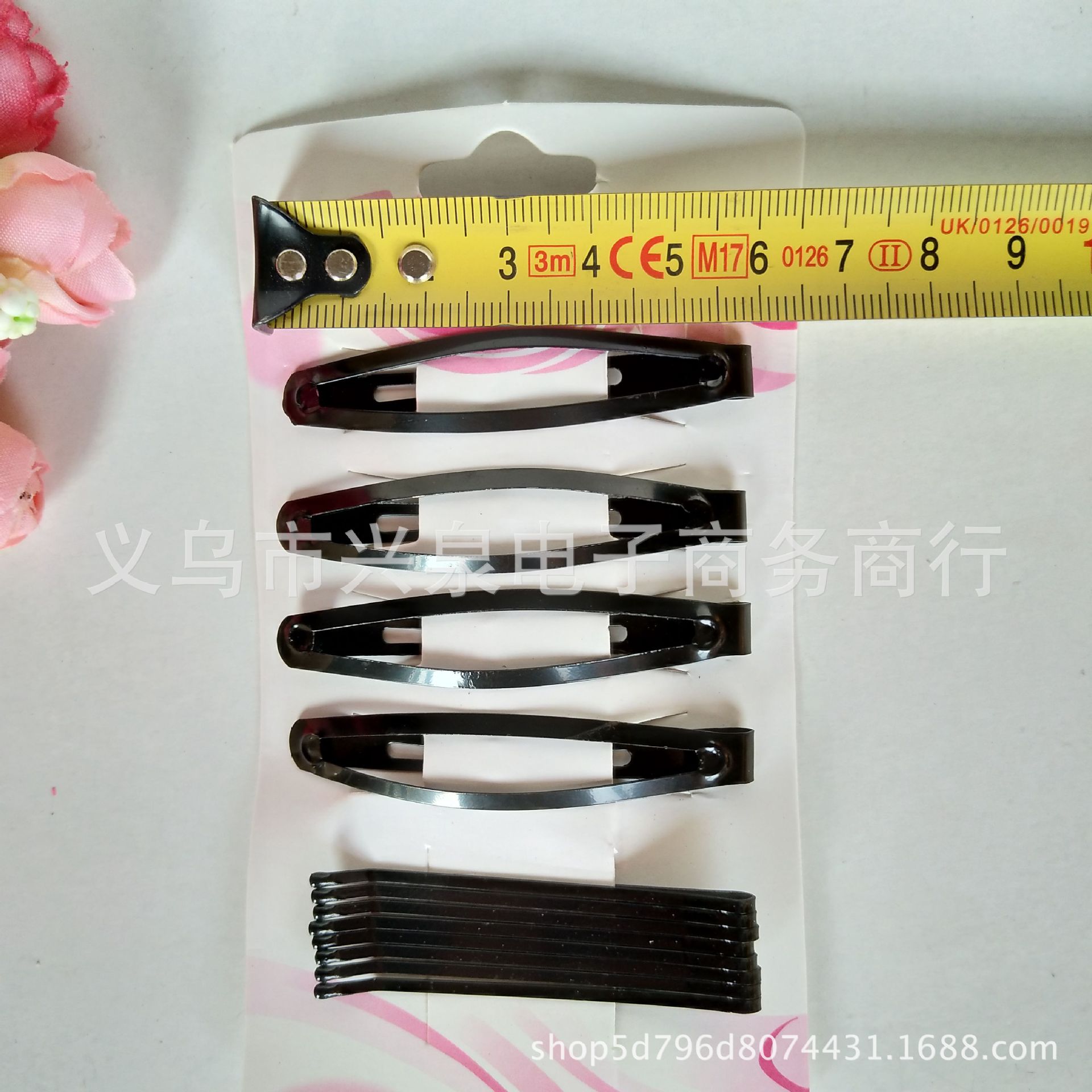 【 Zone 1-5 】 White hair clip 10/ pack 2000/ box one-yuan store BB clip set Black hair clip Side clip Bangs clip card BB clip one-yuan supply pic 4