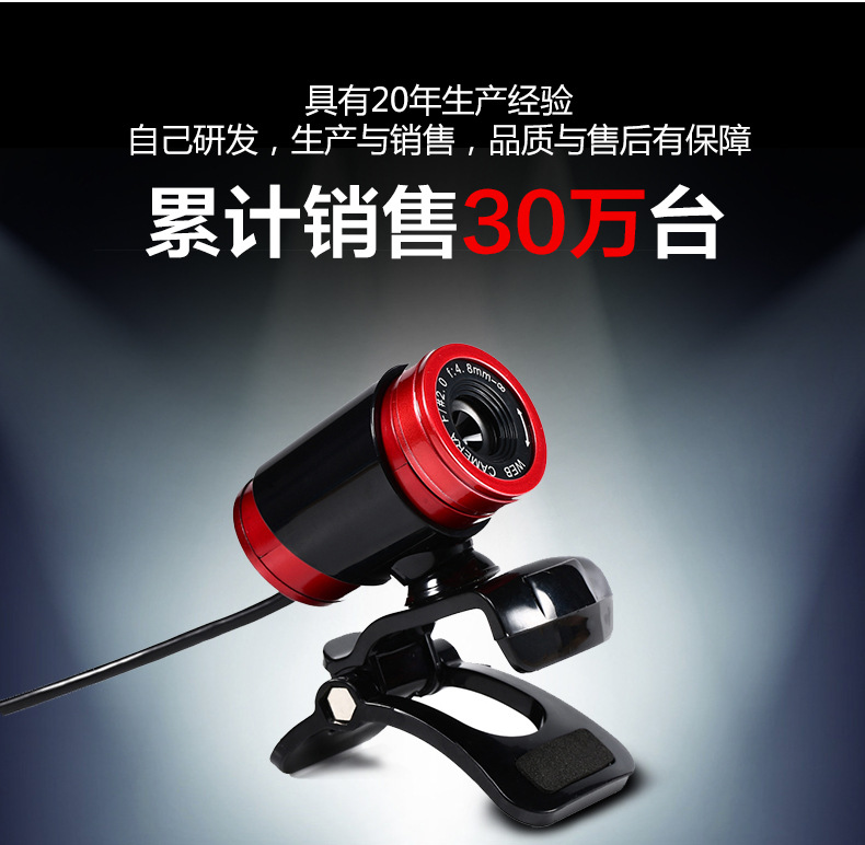 The A860 camera is a 480P high-definition camera with a built-in 10-meter sound-absorbing microphone, suitable for live online classes. It is in stock from the manufacturer pic 19