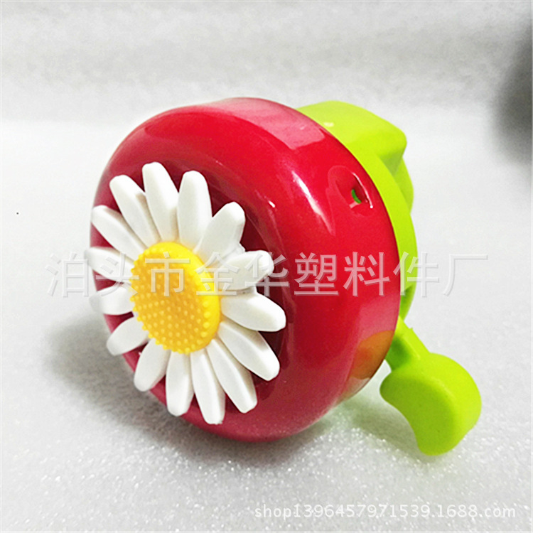 Bicycle bell accessories, chrysanthemum bicycle bells with flower decorations, small bell berths pic 11