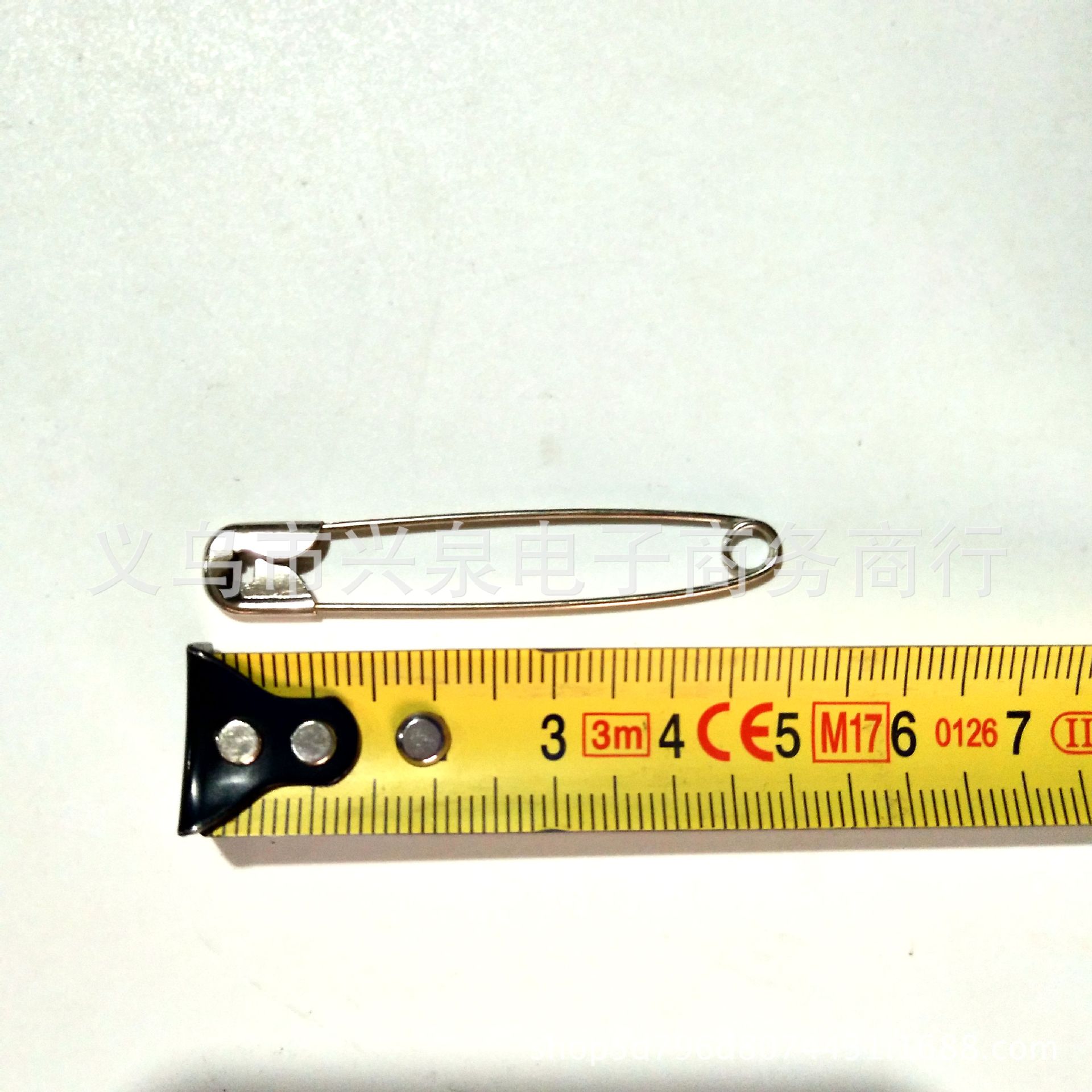 【 Zone 1-10 】 No. 3 pins 50 per box 2000 per case No. 3 pins Paperclip Large Safety pins Office pins Yiwu one-yuan supply special batch pic 6