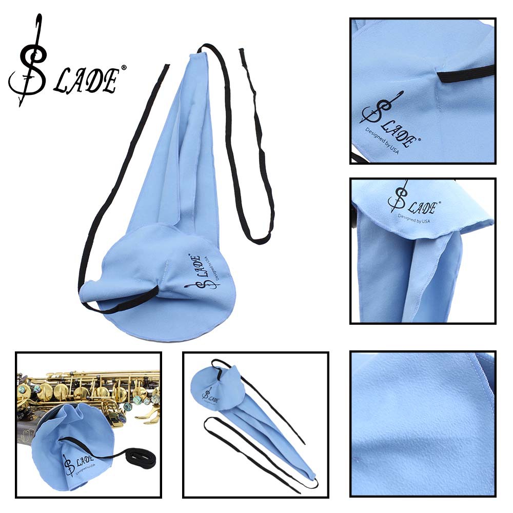 LADE alto, tenor saxophone, three-dimensional through-strip cloth, inner cavity cleaning, wiping and maintenance cloth, absorbent cloth pic 3