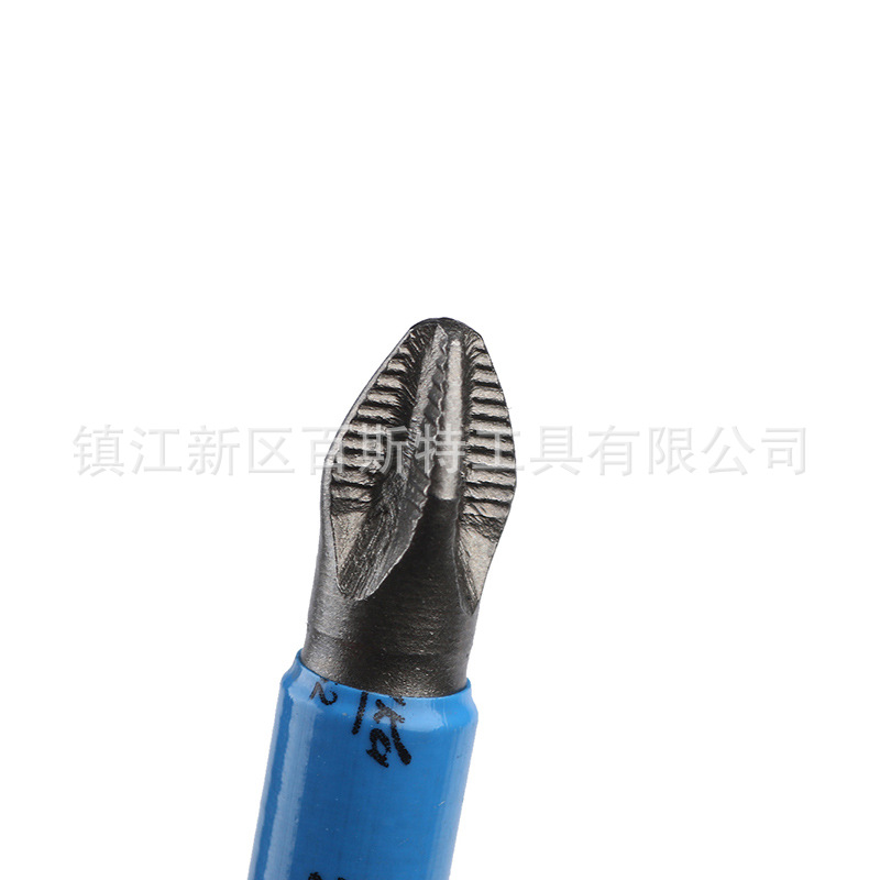 十字防滑批头PH2 包蓝皮 10支组合 S2材料 螺丝起子刀50mm长详情7