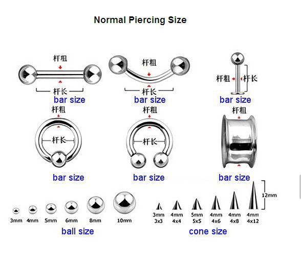 彩色双钻脐钉批发欧美跨境不锈钢简约组合套装超闪圆球款穿刺饰品详情12