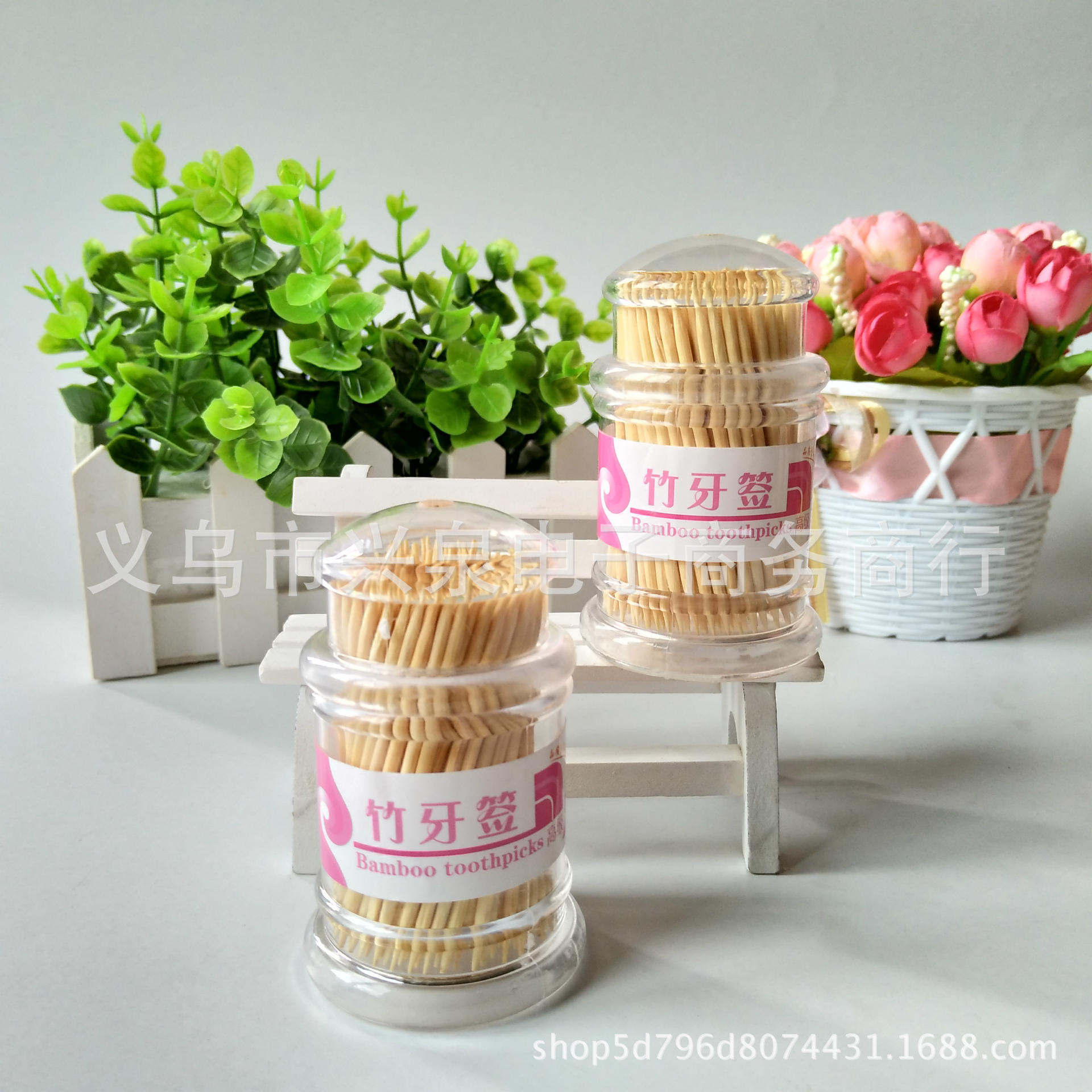 【 Zone 1-1 】 Pagoda Toothpicks 10/ board 480/ box Pagoda Toothpicks Transparent cylindrical Bamboo Toothpicks Bottled Toothpicks Bamboo Toothpicks 1 yuan supply pic 5