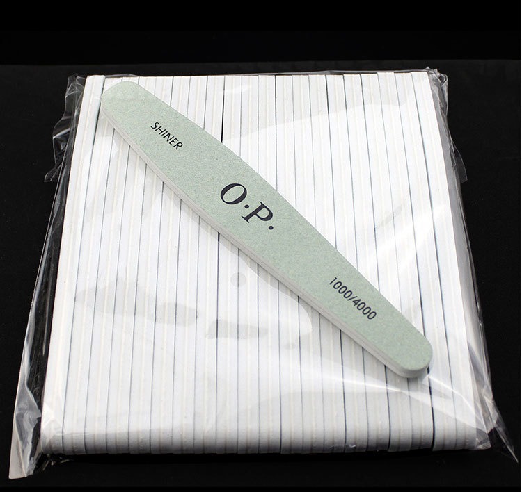 Factory direct sales of nail polish strips, teardrop-shaped super polish strips, green and white silver polishing rods pic 8