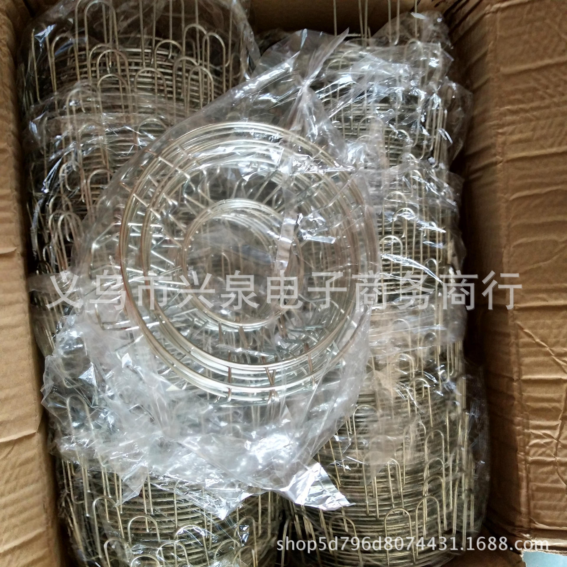 【 Zone 2-12 】 Double-layer steamer rack 600 yuan per box, double-layer steamer rack, pot rack, metal triangular steamer rack, kitchenware 1 yuan 2 yuan, small commodity wholesale pic 1