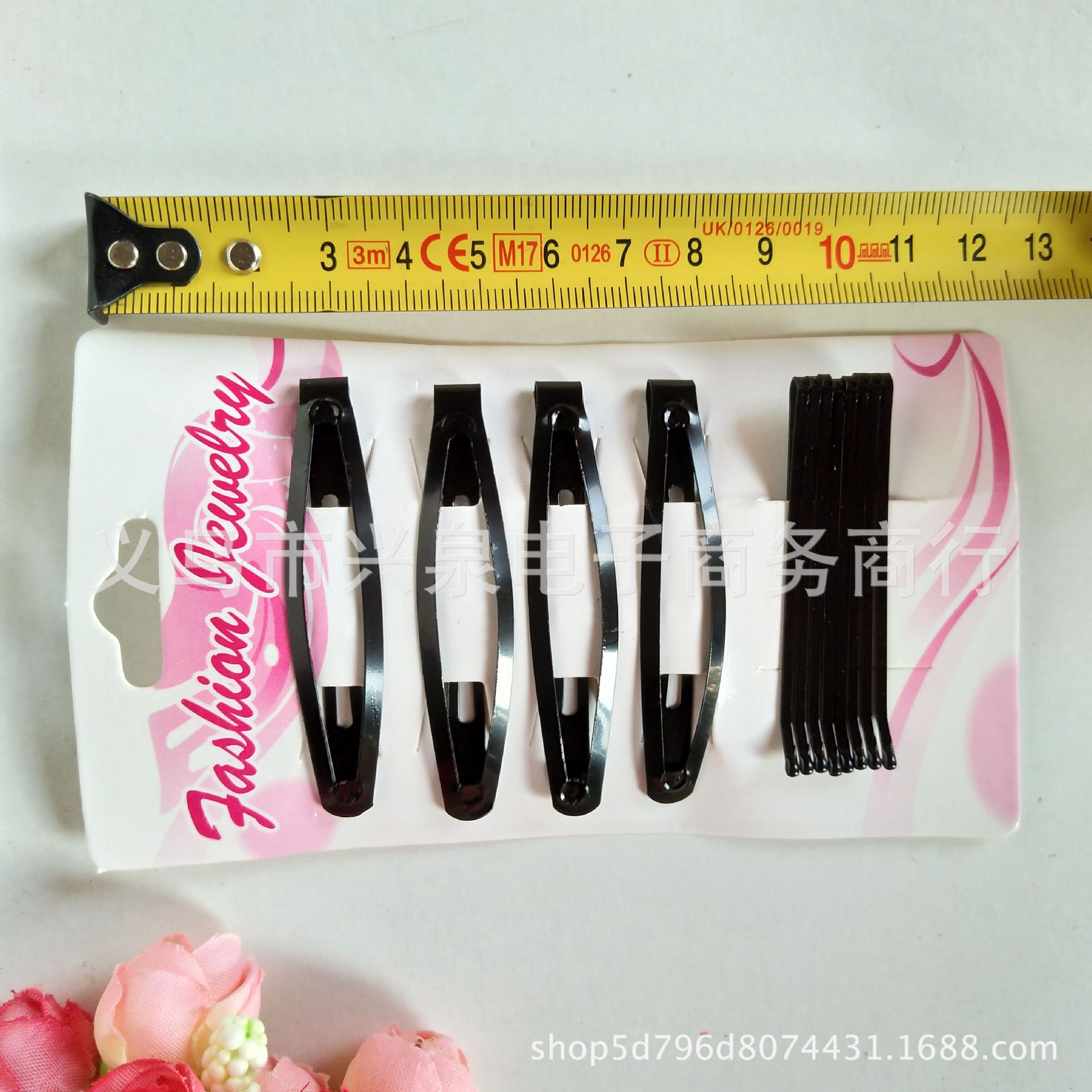 【 Zone 1-5 】 White hair clip 10/ pack 2000/ box one-yuan store BB clip set Black hair clip Side clip Bangs clip card BB clip one-yuan supply pic 3