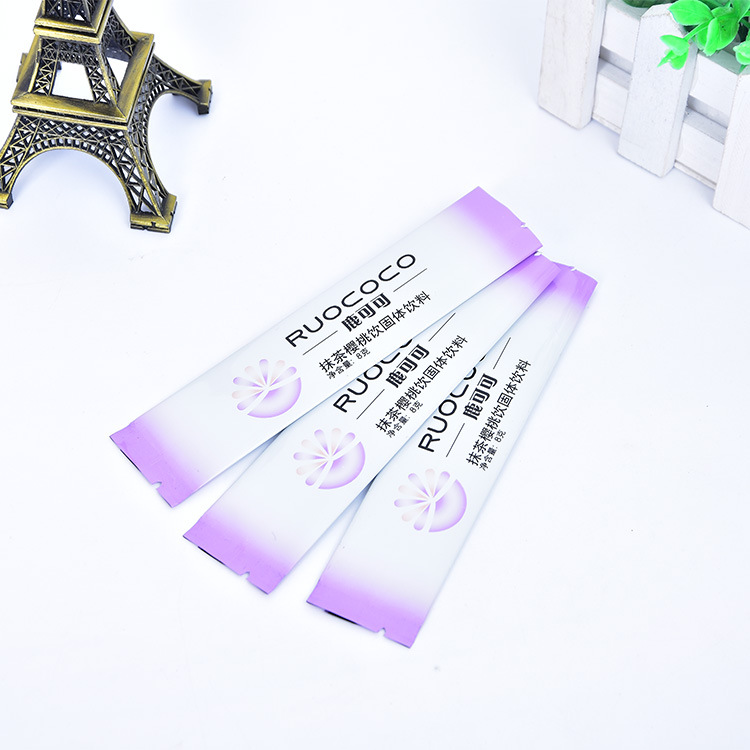 In-stock aluminum foil sealed bags, sealed accordion food bags, long strip powder coffee back-sealed bags, candy bags pic 15
