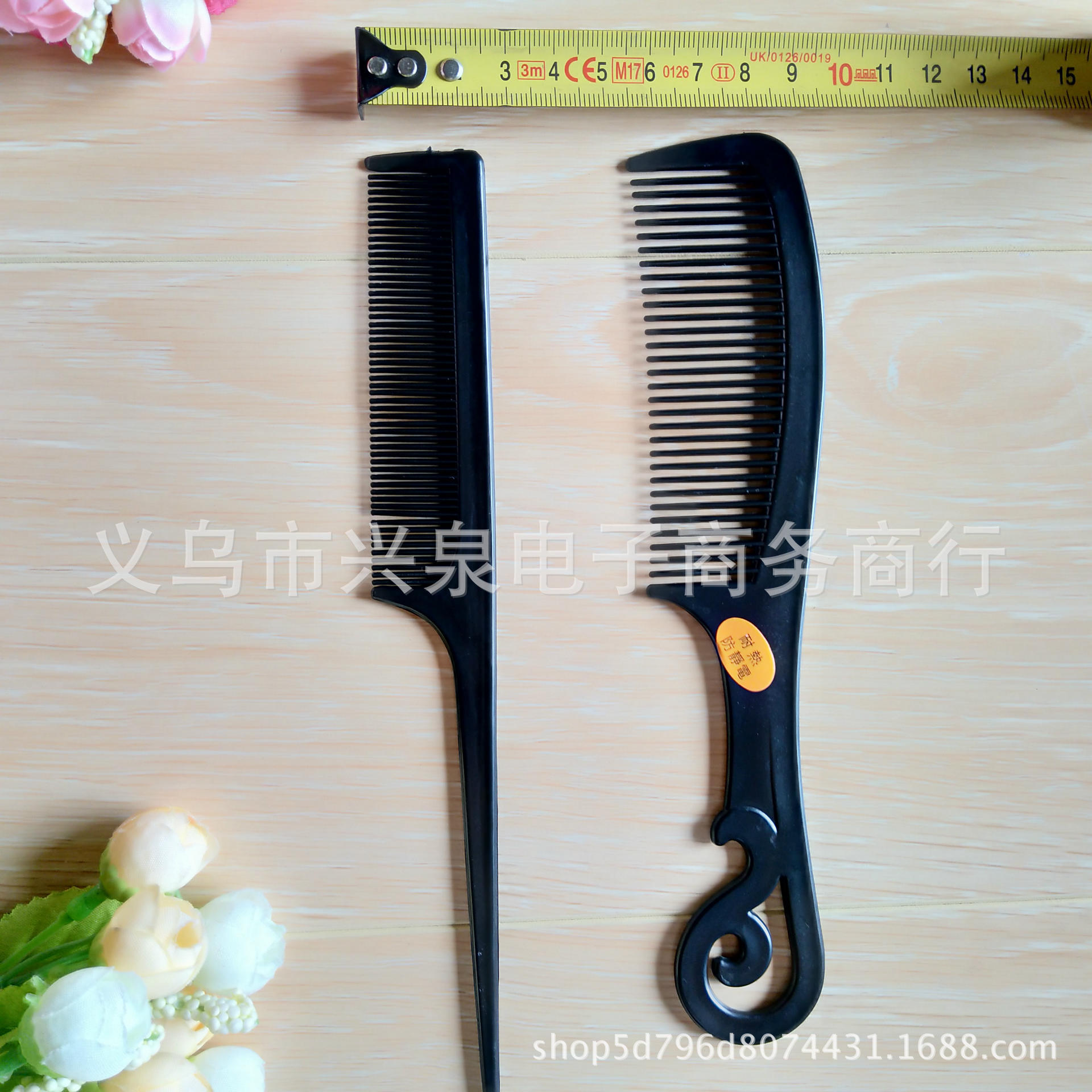 【3-11】 Black pair combs, 20 yuan per pack, 1440 yuan per box. Store combs, two sets of combs, hair care combs, pointed black combs, wholesale for one yuan pic 3