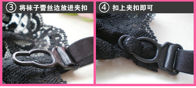Sexy and romantic lingerie for women, extremely tempting. Sock buckle lace, transparent open, large size sock strap and stockings set pic 19