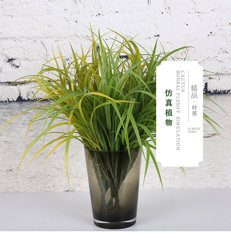 仿真植物壁挂仿真短五头朱朱草植物墙装饰挂篮藤条仿真花假花绿植详情4
