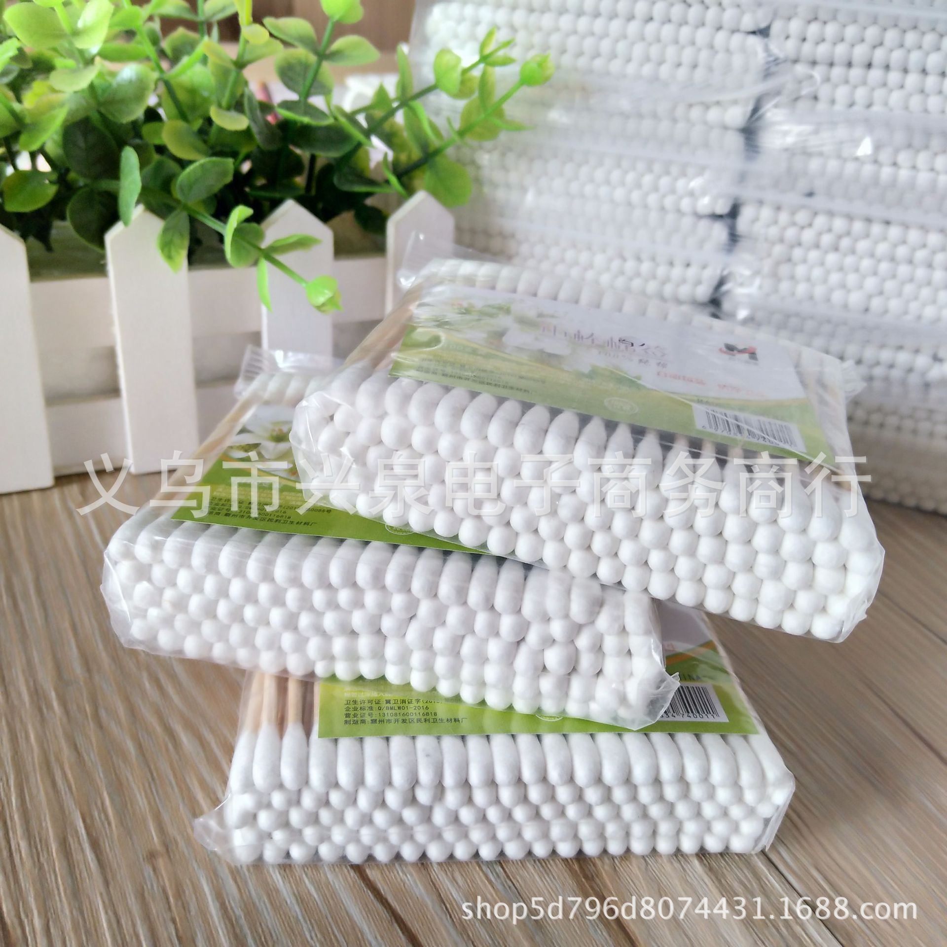 【1-8 Zones 】100 cotton swabs, 20 per pack, 480 per piece. Bagged cotton swabs, cotton swabs, cosmetic cotton swabs, 100 double-headed cotton swabs, wooden shaft cotton swabs, wholesale at one yuan pic 3