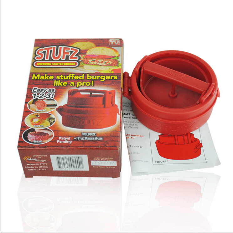 Stufz hamburger meat filling mold tv product tool multi-functional kitchenware creative, novel and unique pic 1