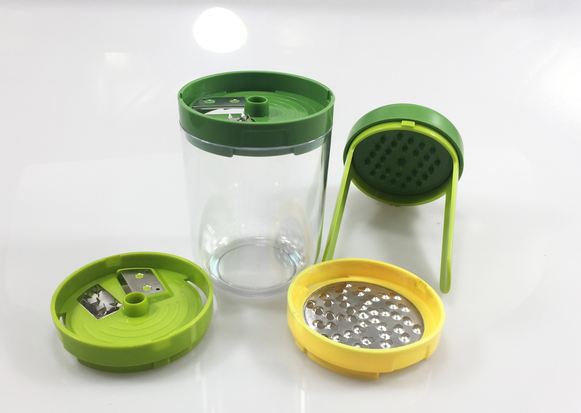 3in1 spiralizer  三合一漏斗旋转杯手动黄瓜土豆蔬菜旋转切丝器详情5
