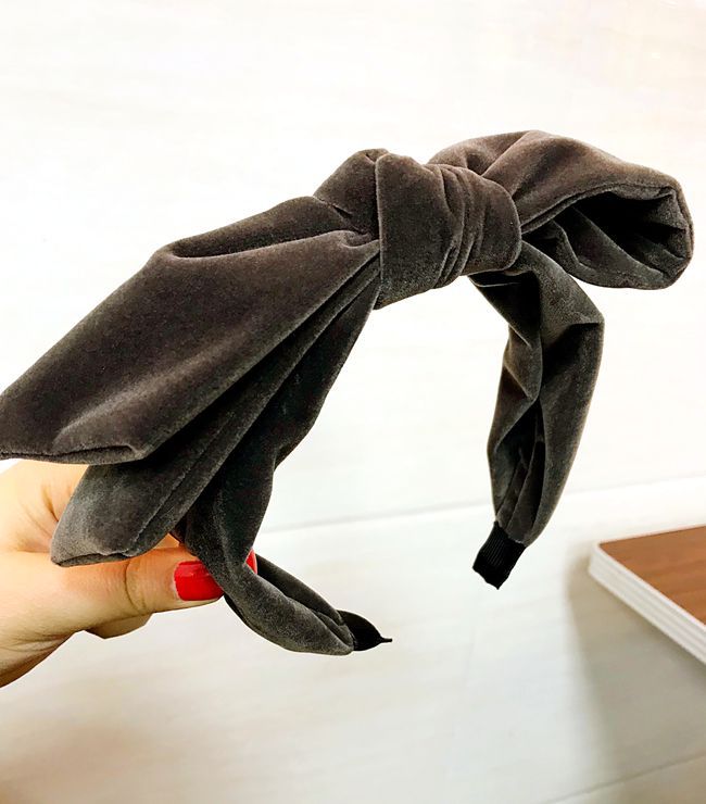 韩版代购  2023复古百搭小香风加厚金丝绒双层大蝴蝶发箍发卡爆款详情20