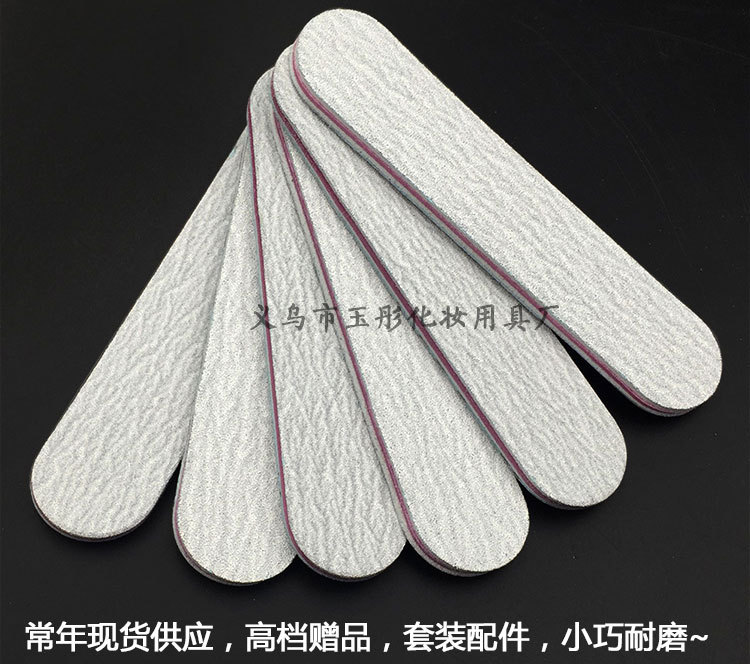 NAIL FILE Zebra-patterned mini file strip, double-sided sanding beauty small rubbing strip, nail sanding and nail art tool sanding strip pic 6