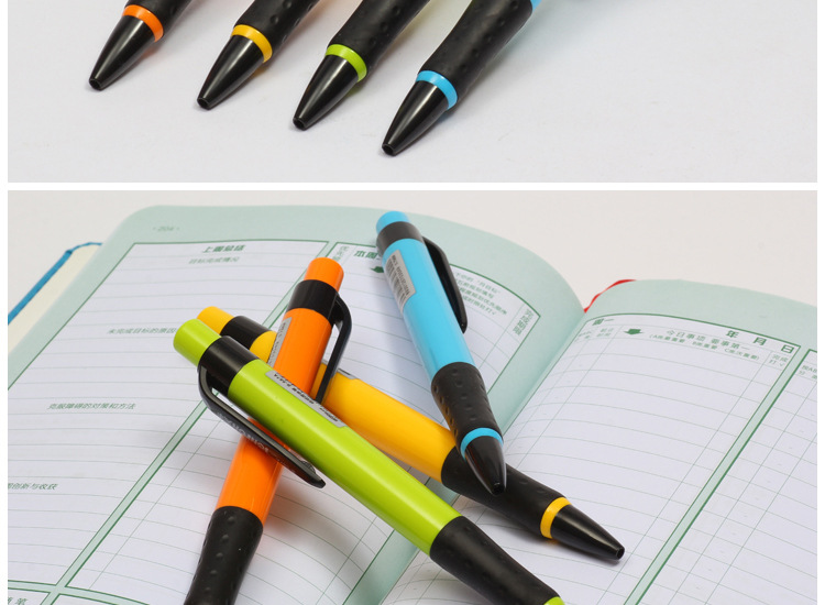 Tianfeng Ballpoint Pen 587A press plastic office ballpoint pen wholesale, smooth writing pic 11