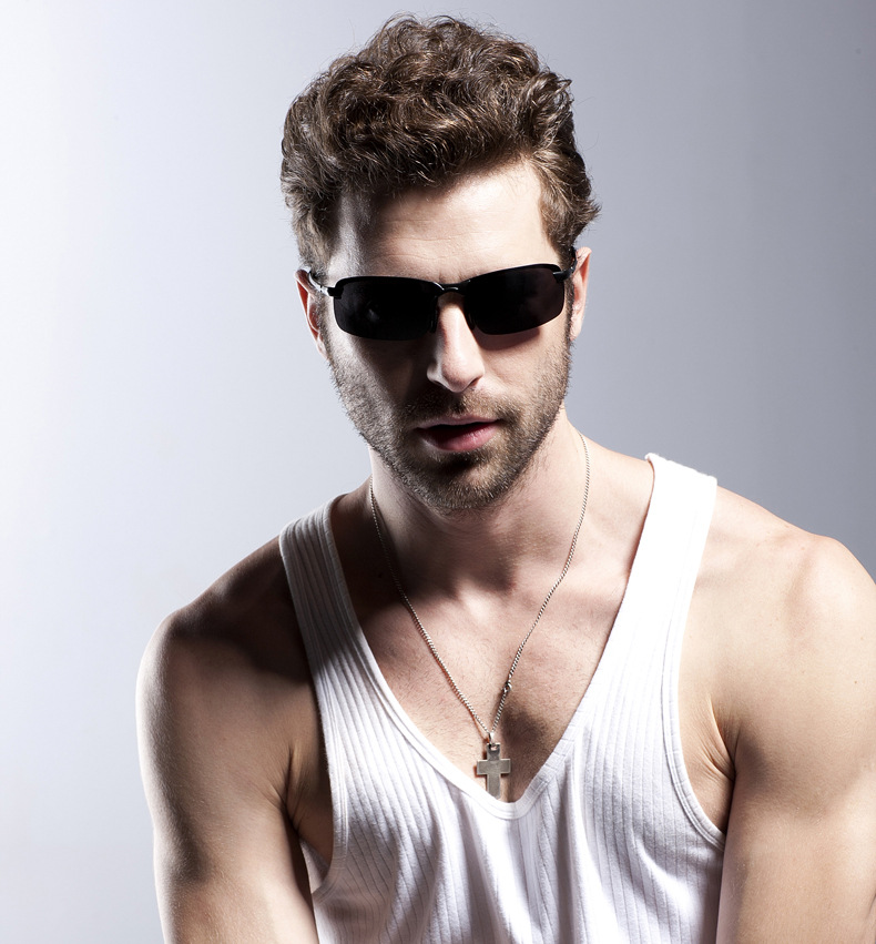 男士偏光太阳眼镜开车驾驶眼镜 钓鱼眼镜 户外蛤蟆镜男墨镜3043详情4