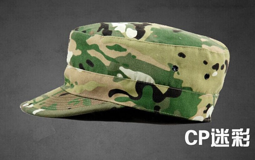 Dinghong Military Enthusiast Outdoor camouflage flat top hat, male special forces soldier Penney hat, soldier cap, combat cap, training cap, female pic 8
