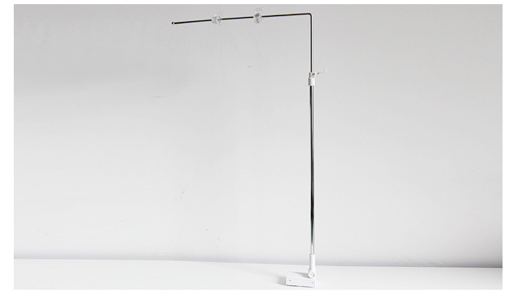 Desktop pop metal display stand, stainless steel telescopic advertising KT board, desktop advertising stand, supermarket display board stand, milk tea shop new product notice base, fresh food counter product label stand, fixed configuration for catering counter display pic 11