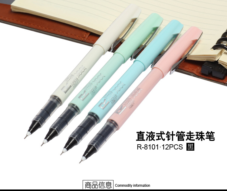 Tianfeng direct liquid ballpoint Pen, Business water-based pen, Korean version signature pen, reflow direct liquid Pen 810112 pieces per box pic 4