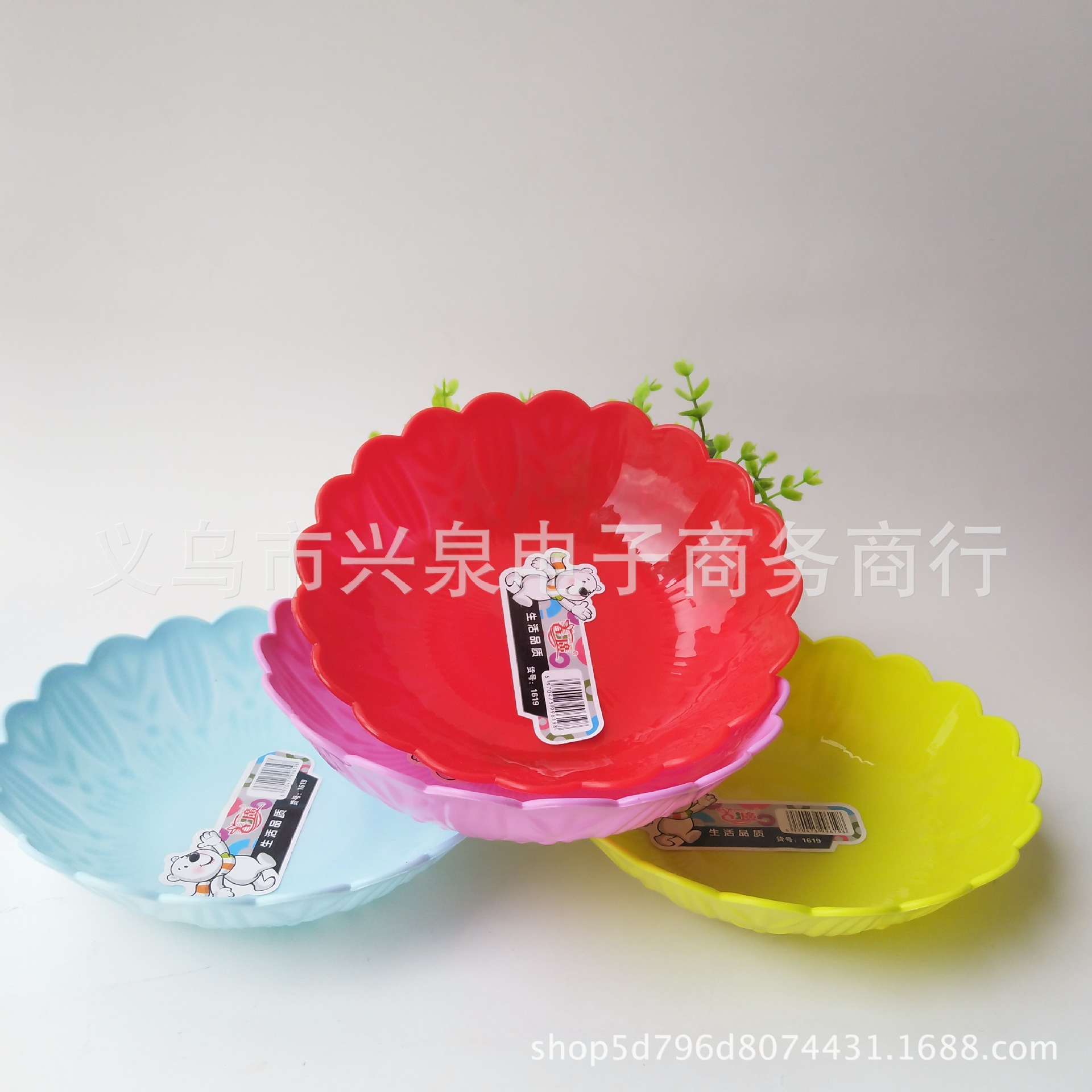 【 Zone 3-7 】 Lace plastic plates 600 yuan per box. Fruit plates, snack plates, candy plates. Colorful plastic plates. Wholesale supply of one-yuan general merchandise pic 6