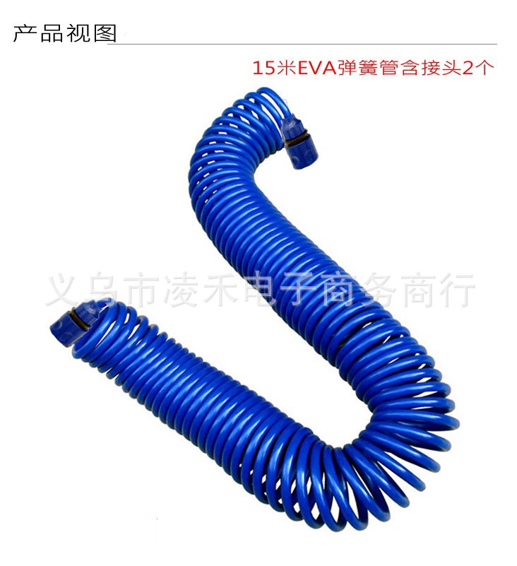 Cleaning tools: EVA spring tubes, 15-meter anti-freezing spiral water pipes, all-season soft garden pipes pic 2