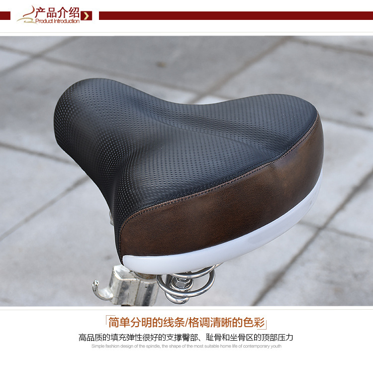 Electric vehicle seat cushion, bicycle seat, load-bearing king, enlarged saddle, thickened seat, pressure-resistant iron shell seat cushion accessories pic 3