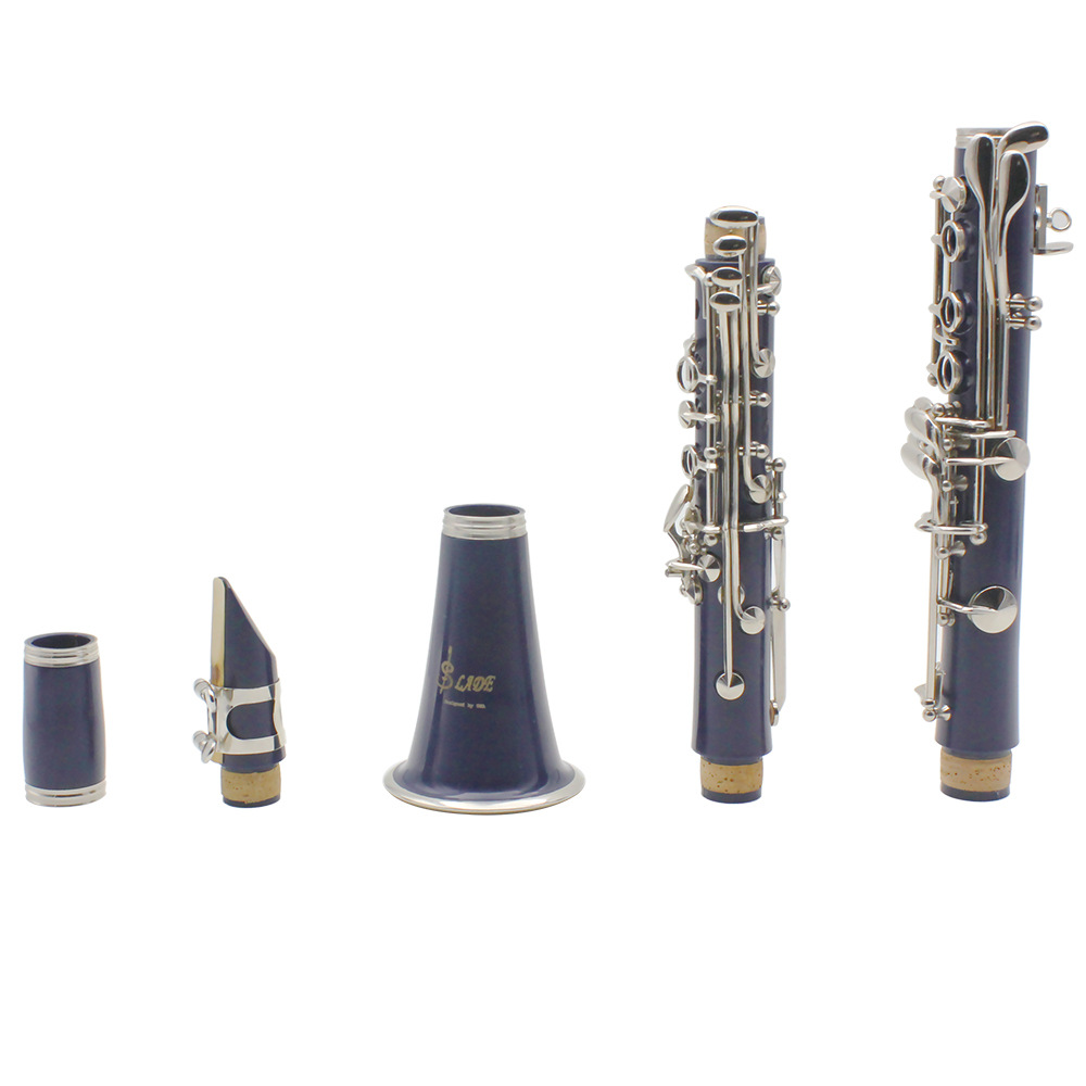 LADE clarinete en si bemol 17 teclas baquelita negro estudiante adulto examen conjunto de instrumentos color baquelita pic 10