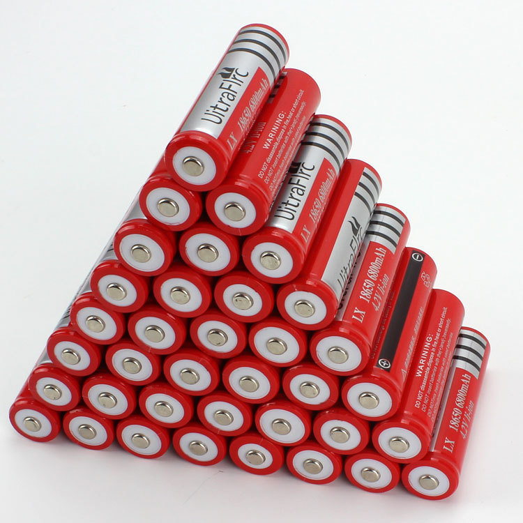 The headlamp of the powerful flashlight is equipped with a 18650 rechargeable lithium battery of 3.7v polymer with long battery life in stock pic 20