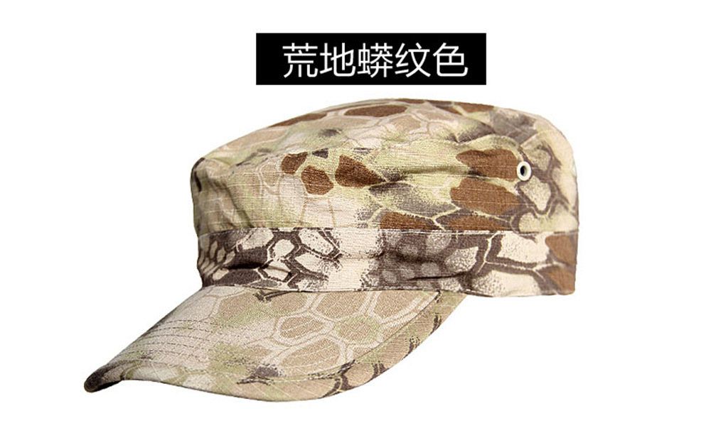 Dinghong Military Enthusiast Outdoor camouflage flat top hat, male special forces soldier Penney hat, soldier cap, combat cap, training cap, female pic 14