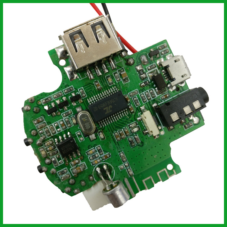 USB插卡蓝牙MP3线路板麦克风双向音频电路板模块详情6