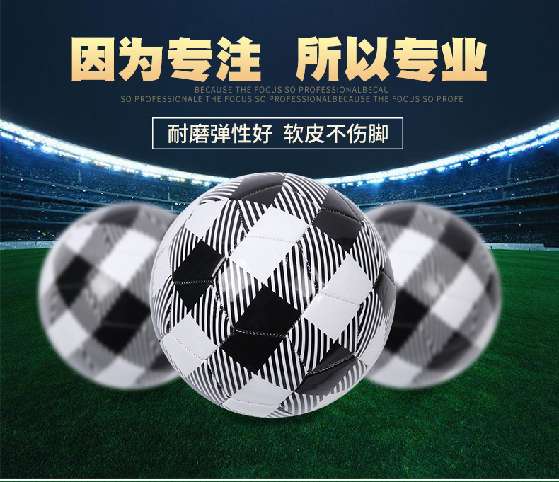 厂家批发 234号编织热卖款足球pvc材质 机缝工艺专业用于比赛训练详情1