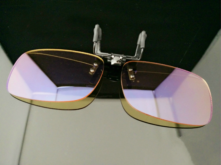 Glasses clips, blue light clips, small clips, coated clips, radiation protection glasses, computer eye protection clips, anti- pic 4