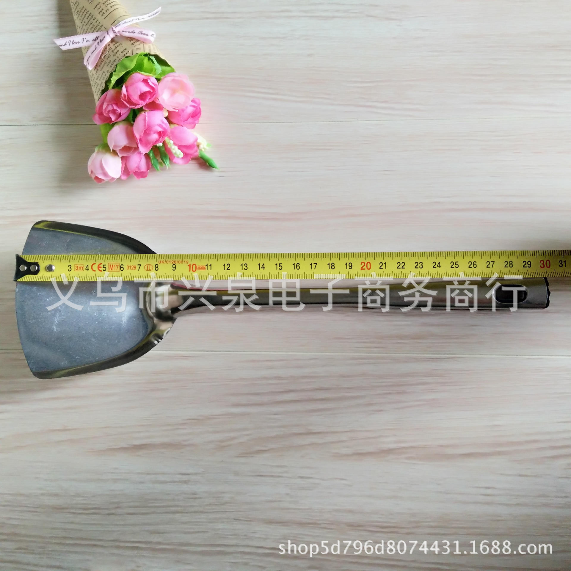 【 Zone 2-4 】 Large stir-frying spatula 1000 per box, stainless steel spatula, stir-frying spatula, cooking spatula, stainless steel spatula, kitchenware wholesale pic 2
